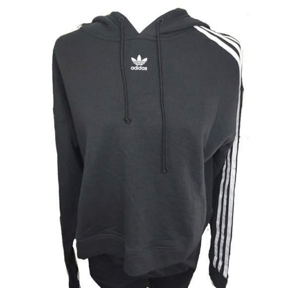 adidas Tops - NWOT Adidas Slightly Cropped Long Sleeve Hoodie